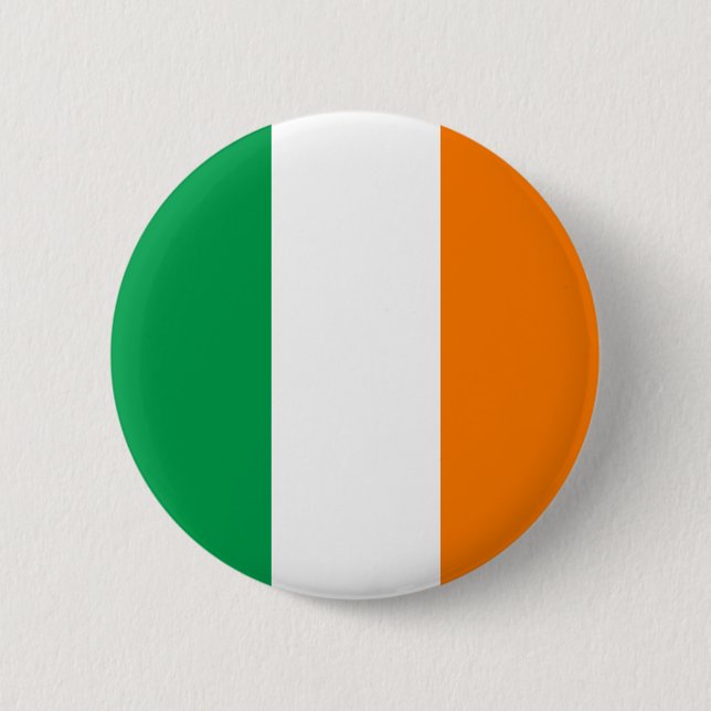 Bóton Redondo 5.08cm Ireland - bandeira nacional irlandesa (Frente)