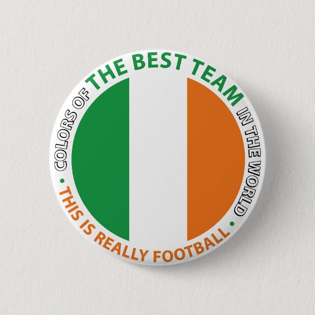 Bóton Redondo 5.08cm Ireland Irlanda Art Shield (Frente)