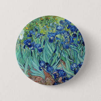 Bóton Redondo 5.08cm Íris de Vincent van Gogh