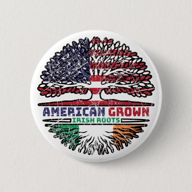 Bóton Redondo 5.08cm Irlanda Irlanda Irlanda EUA EUA EUA EUA Estados Un (Frente)