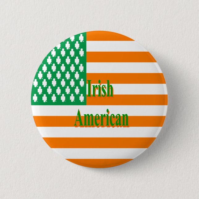 Bóton Redondo 5.08cm Irlandês Americano (Frente)