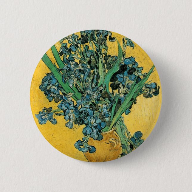 Bóton Redondo 5.08cm Irlandeses - Van Gogh - c1890 (Frente)