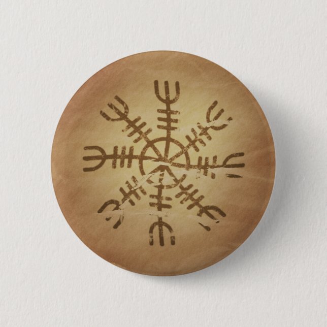 Bóton Redondo 5.08cm Irresistibilidade Antiga Magia Islandesa (Frente)