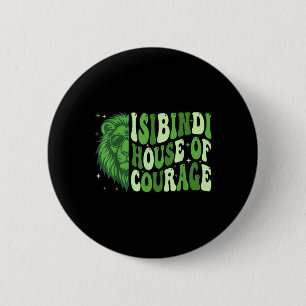 Bóton Redondo 5.08cm Isibindi House Of Courage Green Lion Team Spirit T