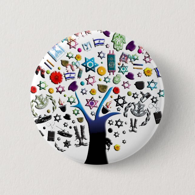 Bóton Redondo 5.08cm Israel (Frente)