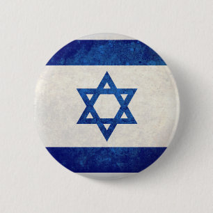 Bóton Redondo 5.08cm Israel; Bandeira israelita