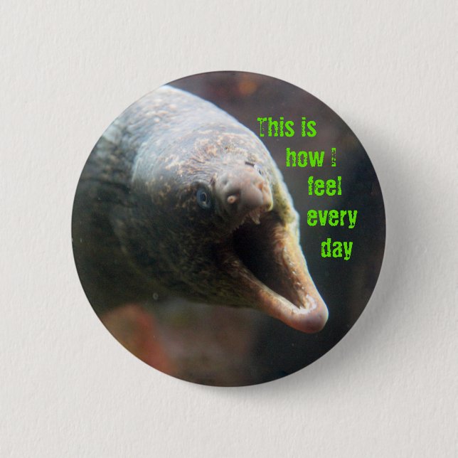 Bóton Redondo 5.08cm Isto é como eu sinto (Frente)