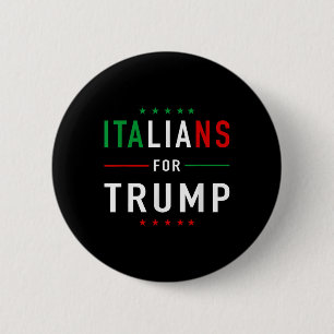 Bóton Redondo 5.08cm Italianos Para Trump Tee Pro Trump Italiano