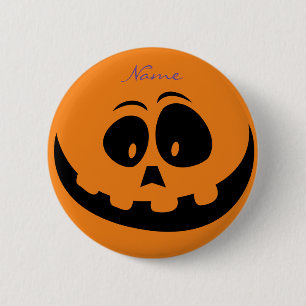 Bóton Redondo 5.08cm Jack O'lantern Smile Thunder_Cove