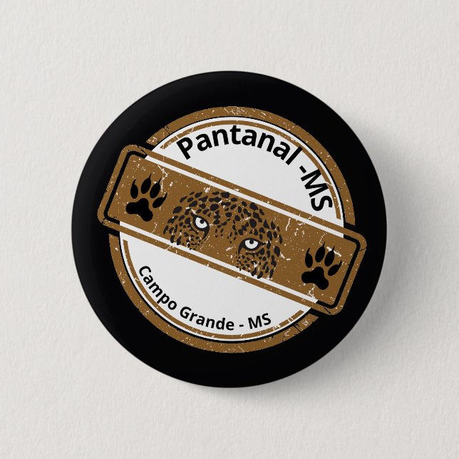 Bóton Redondo 5.08cm Jaguar (Frente)