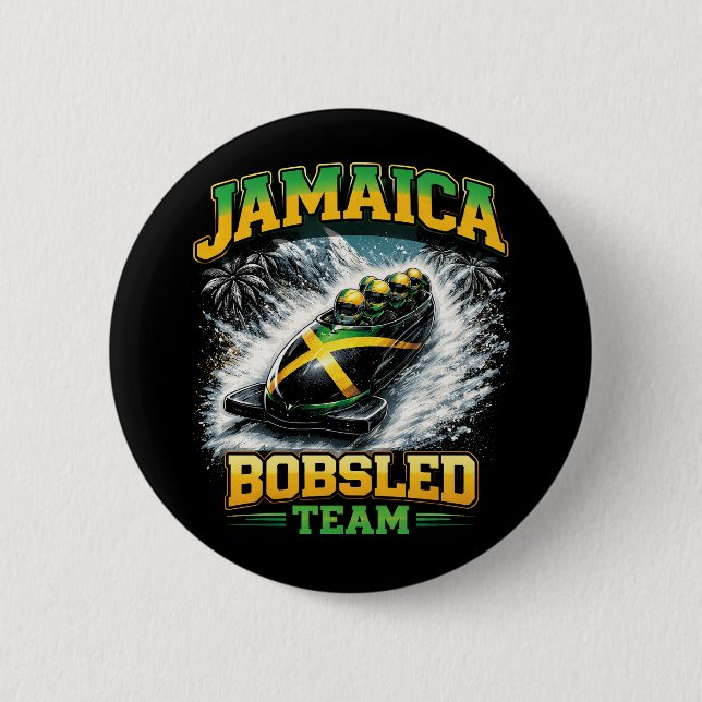 Bóton Redondo 5.08cm Jamaica Bobsled Team (Frente)