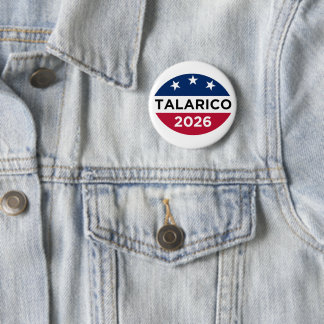 Bóton Redondo 5.08cm James Talarico 2026 Campaign Button