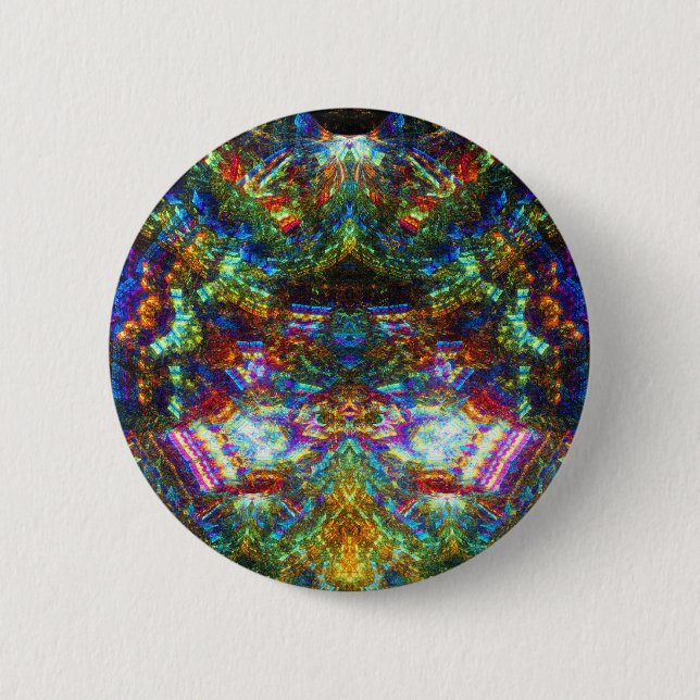 Bóton Redondo 5.08cm Janela de vitral (Frente)