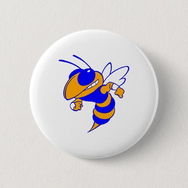 Bóton Redondo 5.08cm Jaquetas amarelas de Bartow (Frente)