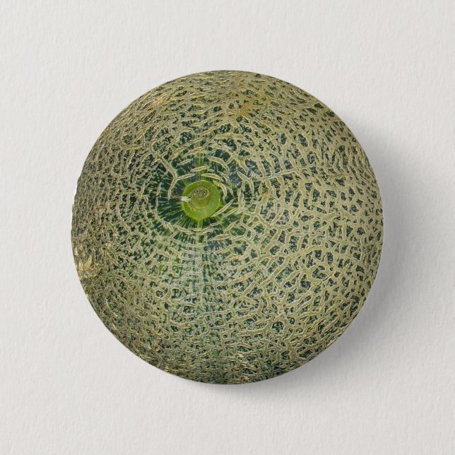 Bóton Redondo 5.08cm Jardim Fresco Cantaloupe (Frente)