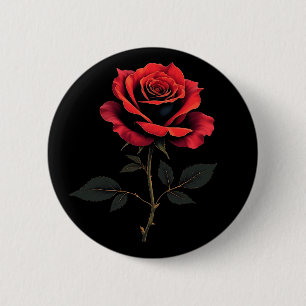 Bóton Redondo 5.08cm Jardinagem das solteiros de ventilador da Rosa ver