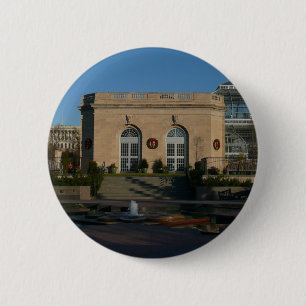 Bóton Redondo 5.08cm Jardins Botânicos no Natal em Washington DC