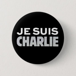 Bóton Redondo 5.08cm Je Suis Charlie