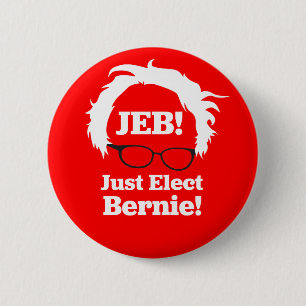 Bóton Redondo 5.08cm JEB: Apenas eleja Bernie (as máquinas de lixar)