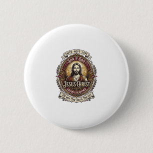 Bóton Redondo 5.08cm Jesus Antiguidades Camiseta Gráfica de Relíquias A