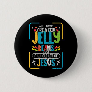 Bóton Redondo 5.08cm Jesus Cristo Divertido Cristão Jelly Bean Candy Lo