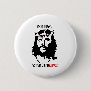 Bóton Redondo 5.08cm Jesus Cristo - revolucionário real
