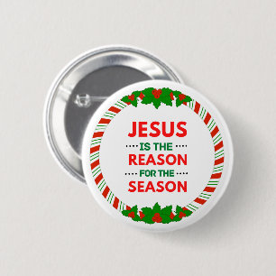 Bóton Redondo 5.08cm Jesus de Natal é o motivo da temporada
