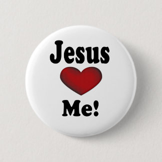 Bóton Redondo 5.08cm Jesus me ama