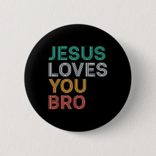 Bóton Redondo 5.08cm Jesus Te Ama Mano Cristã Faith Mulheres Ki Engraça