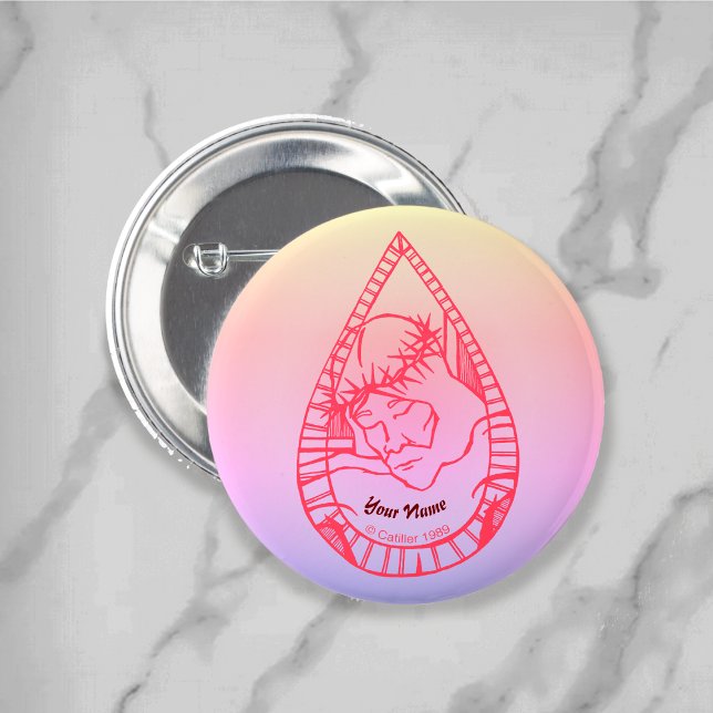 Bóton Redondo 5.08cm Jesus Wept Christian (Criador carregado)