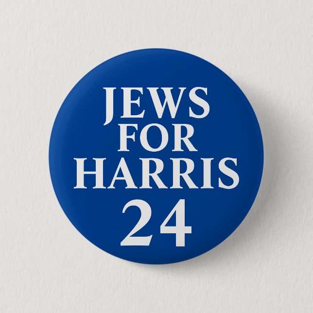 Bóton Redondo 5.08cm Jews For Harris Button (Frente)