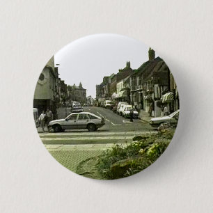 Bóton Redondo 5.08cm jGibney 1986 da rua de Stratford-em cima-Avon