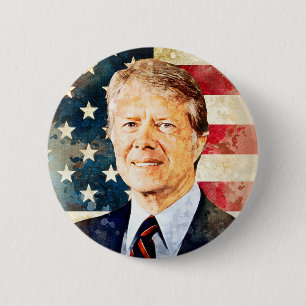 Bóton Redondo 5.08cm Jimmy Carter