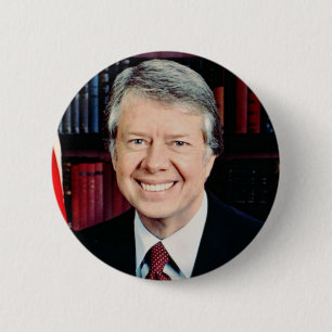 Bóton Redondo 5.08cm Jimmy Carter 39º Presidente dos EUA
