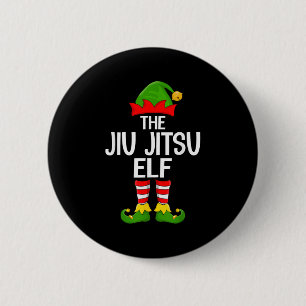 Bóton Redondo 5.08cm Jiu Jitsu Elf Xmas Matando a Família Elf Squad Chr