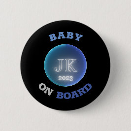Bóton Redondo 5.08cm JK 2023 Baby On Conselho Bigger Letters