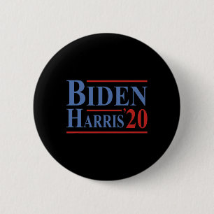 Bóton Redondo 5.08cm Joe Biden Kamala Harris Presidente Democrata Liber