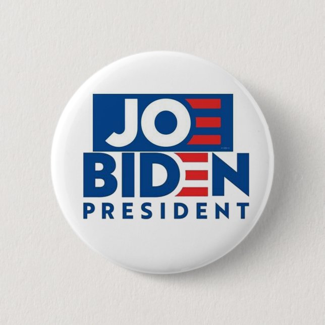 Bóton Redondo 5.08cm Joe Biden Presidente (Frente)