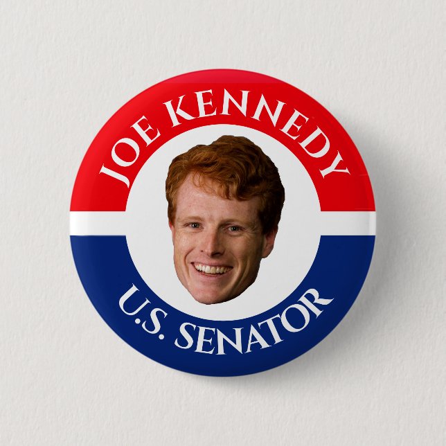 Bóton Redondo 5.08cm Joe Kennedy para Senador (Frente)