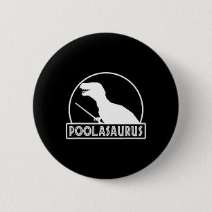 Bóton Redondo 5.08cm Jogador Billiard do Poolassauro Dinossauro Snooker