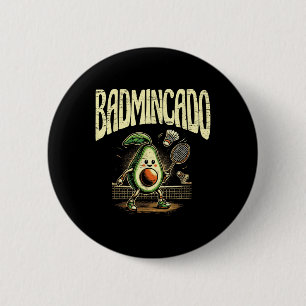 Bóton Redondo 5.08cm Jogador de Badminton Badmincado Peteca