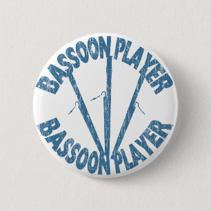 Bóton Redondo 5.08cm Jogador de Bassoon