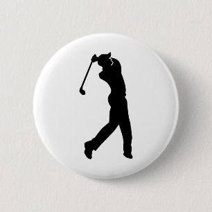 Bóton Redondo 5.08cm Jogador de golfe