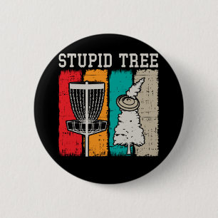 Bóton Redondo 5.08cm Jogador de Golfe de Disco Engraçado Esportivo Disc