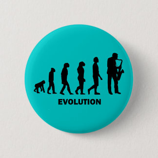 Bóton Redondo 5.08cm jogador de saxofone engraçado