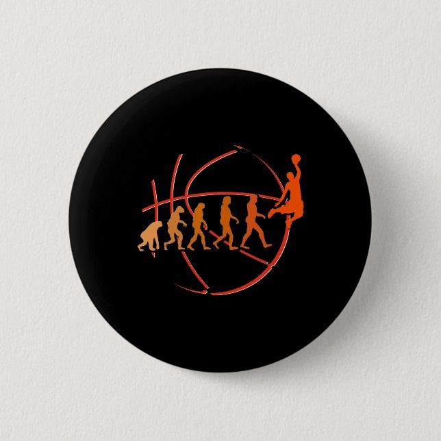 Bóton Redondo 5.08cm Jogadores de Bola de Jogadores de Basquete Evoluci (Frente)