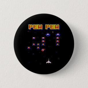 Bóton Redondo 5.08cm Jogo de Vídeo Retro Antigo Jogo da Velha Escola do