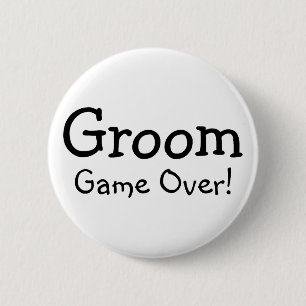 Bóton Redondo 5.08cm Jogo do noivo sobre