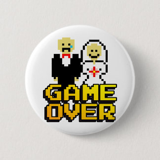 Bóton Redondo 5.08cm Jogo sobre casamento (8 bits)