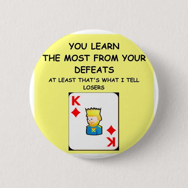 Bóton Redondo 5.08cm jogos de cartas (Frente)